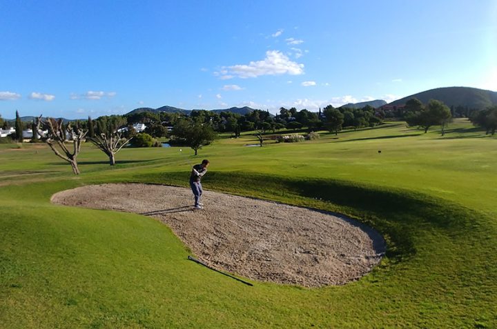 Long bunker shot