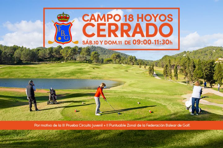 Fin de semana de competición Balear en Golf Ibiza